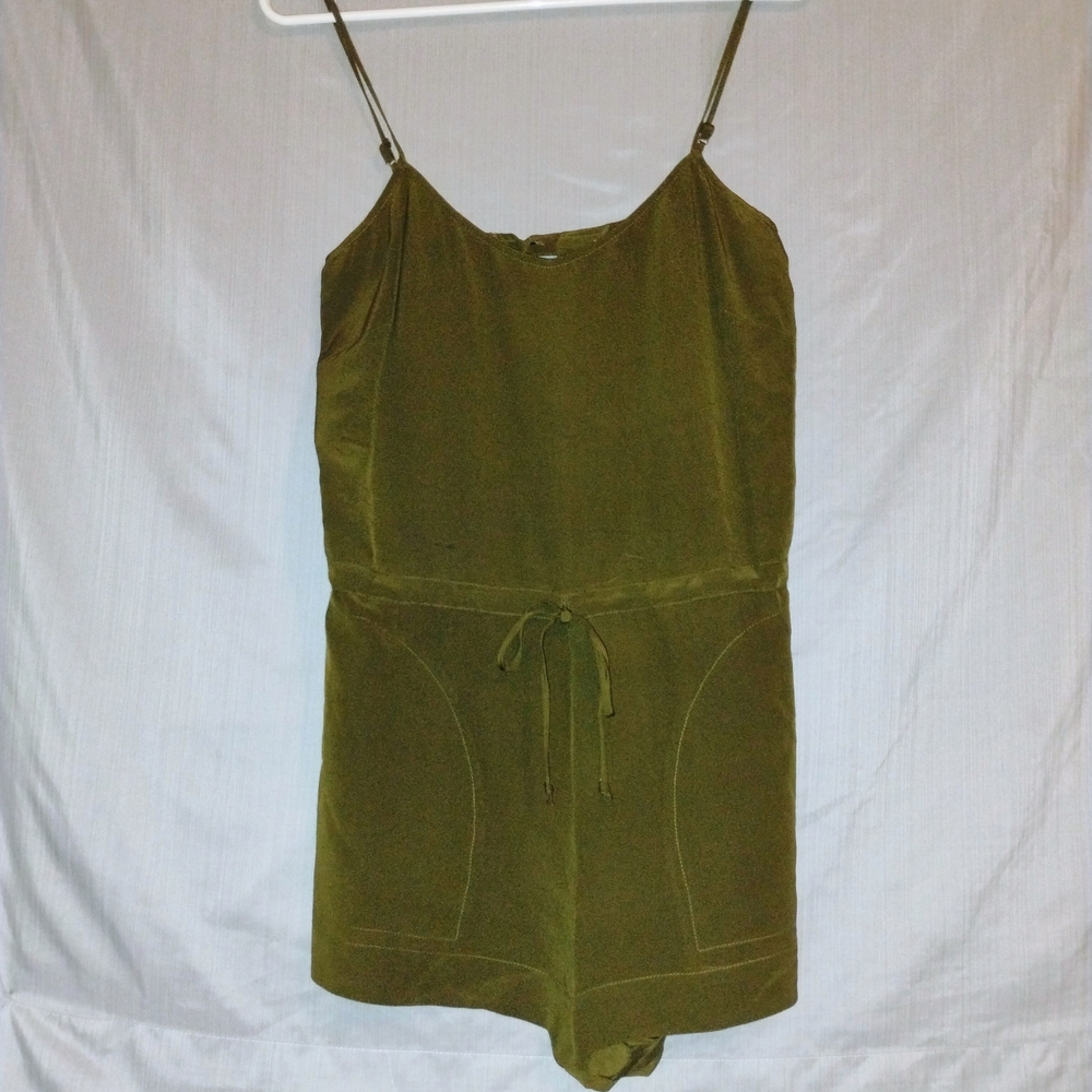 Size 0 Twelfth Street by Cynthia Vincent Olive Jumpsuit